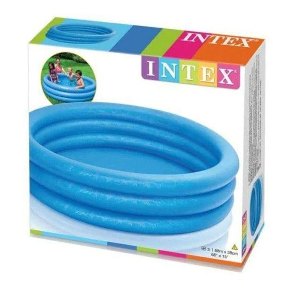 PISCINA INFANTIL INFLÁVEL REDONDA 581 LITROS AZUL INTEX