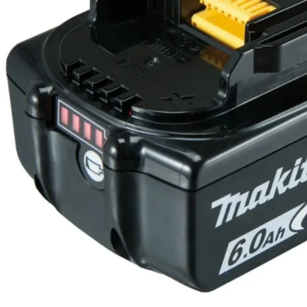 Bateria de Íons de Lítio 18V 6.0Ah com Indicador LXT BL1860B Makita