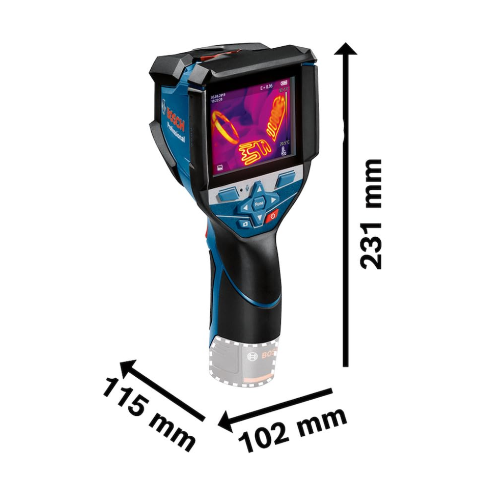 Câmera Térmica GTC 600 C Profissional Bosch Sem Bateria