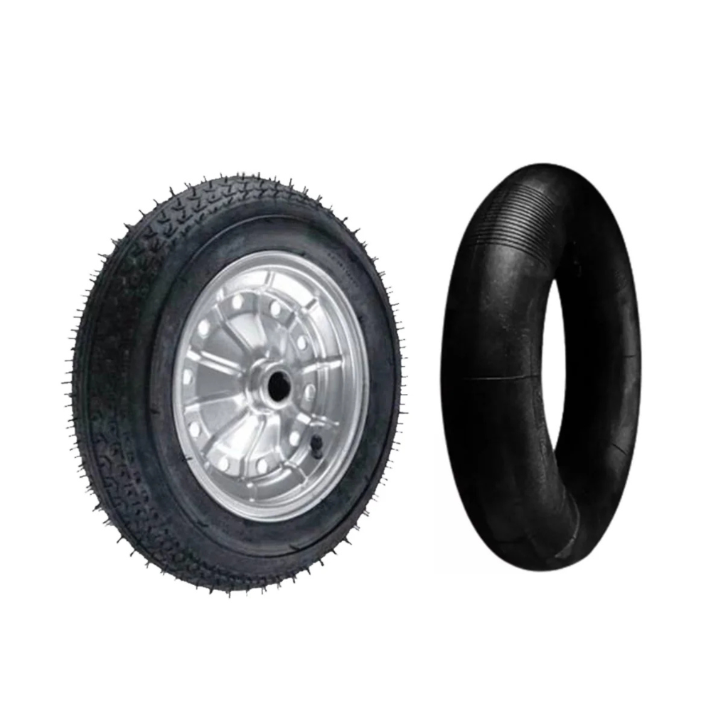 Carrinho Carro de Carga 150kg 2 Rodas Pneu com Câmara Muke Tools