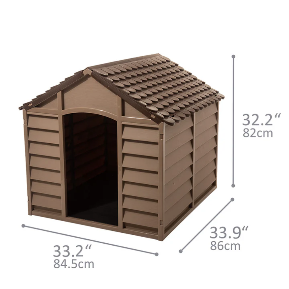 Casinha para Cachorro Extra Grande Anti UV Impermeável Fácil Montagem Starplast