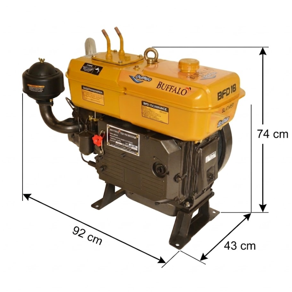 Motor Diesel Buffalo BFD 18.0 Cv Marine 4 Refrigerado Água