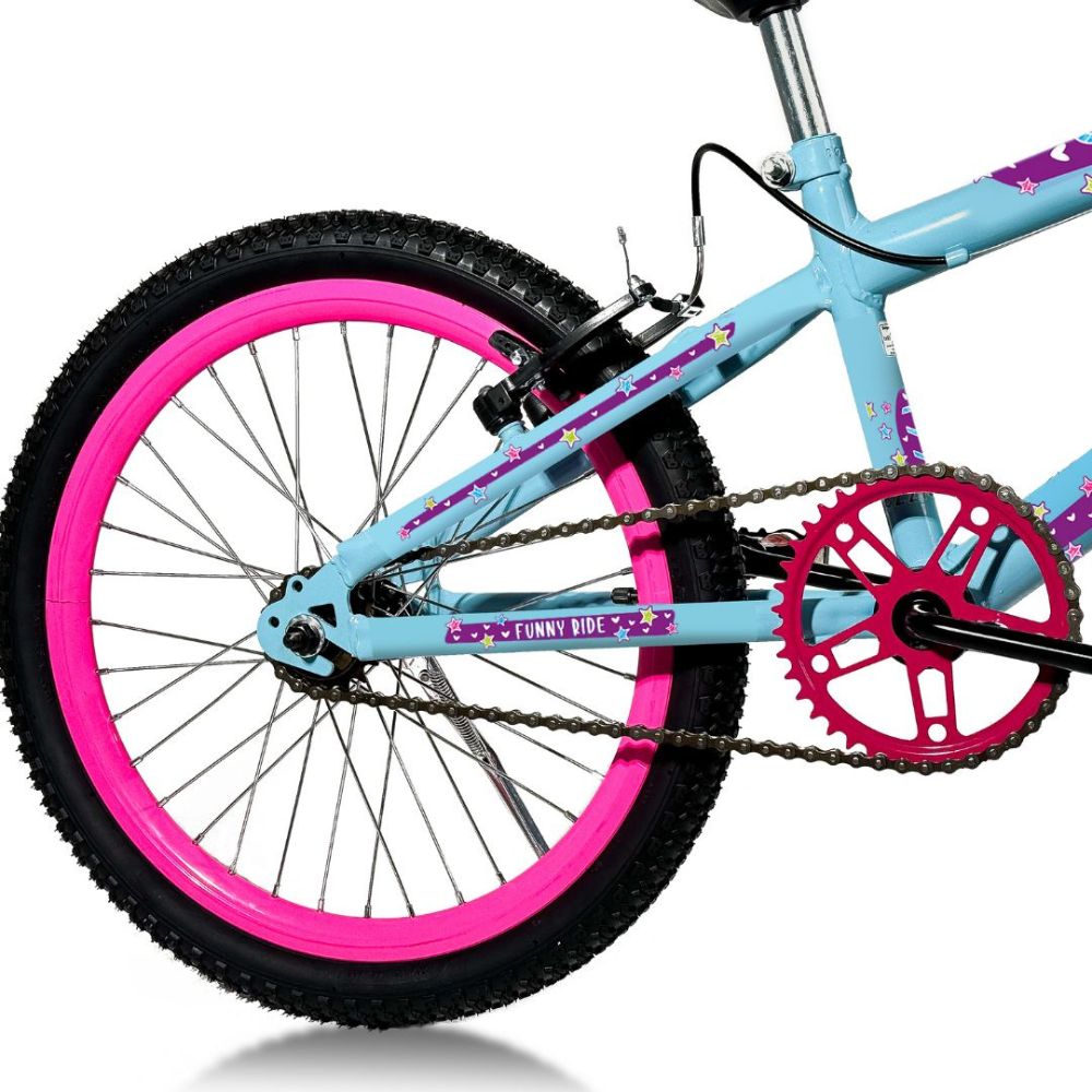Bicicleta Infantil Aro 20 Colli Jully Com Cestinha e Freios V-Brake
