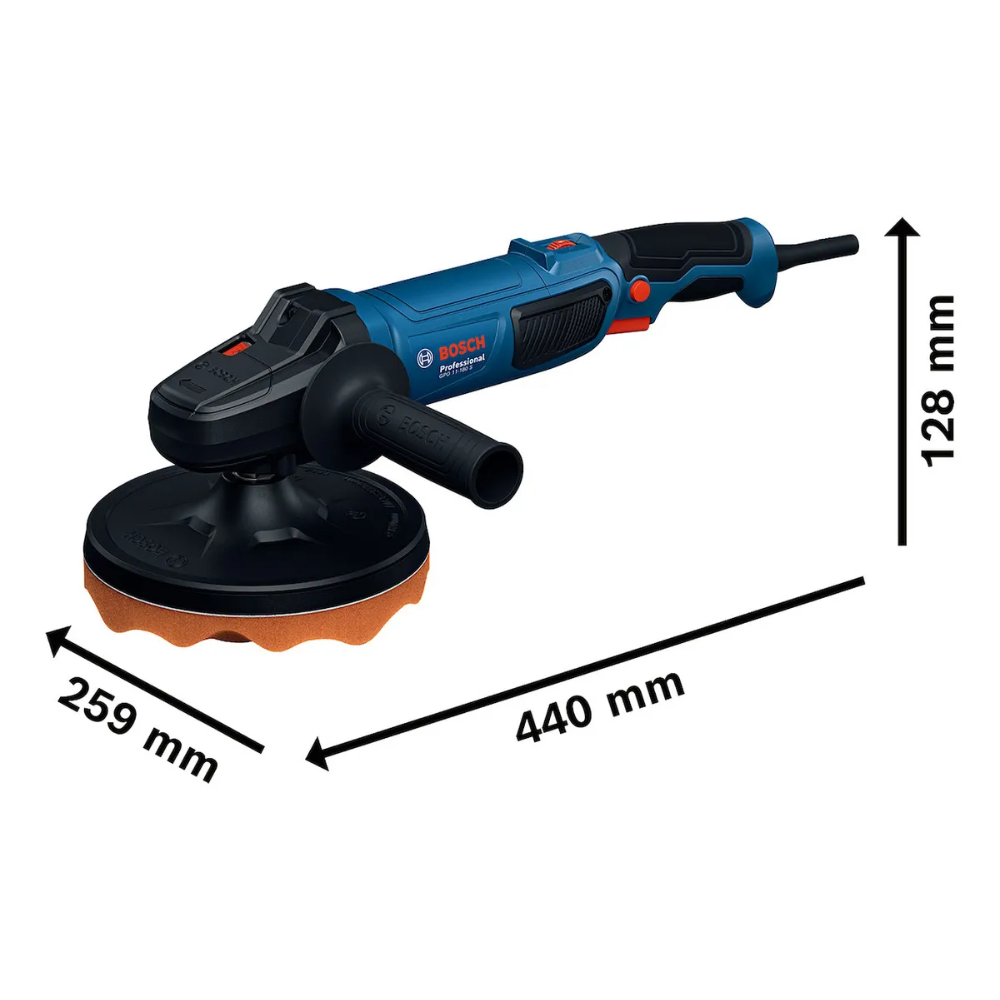 Politriz Angular Profissional Gpo 11-180 S 1100w Azul Bosch