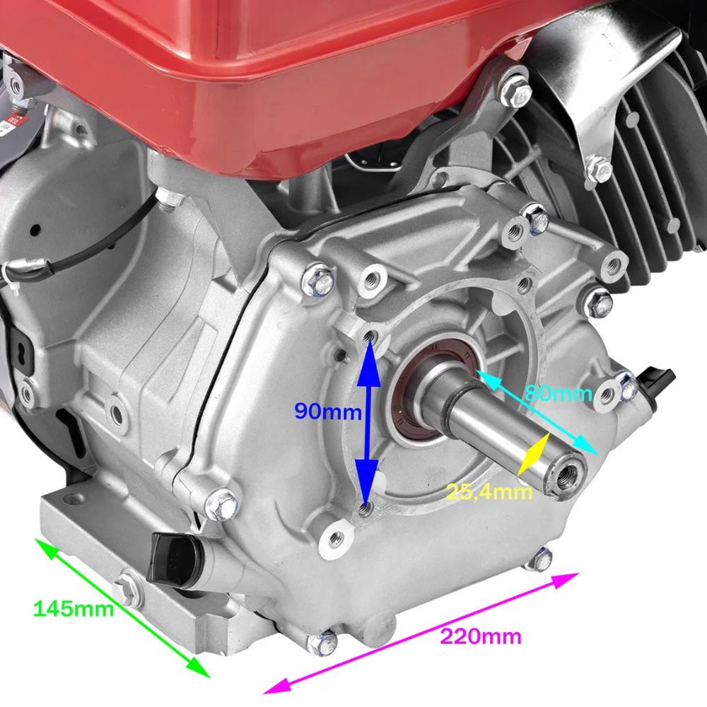 Motor Estacionário a Gasolina Partida Manual B4T 15HP/15CV 420cc Branco