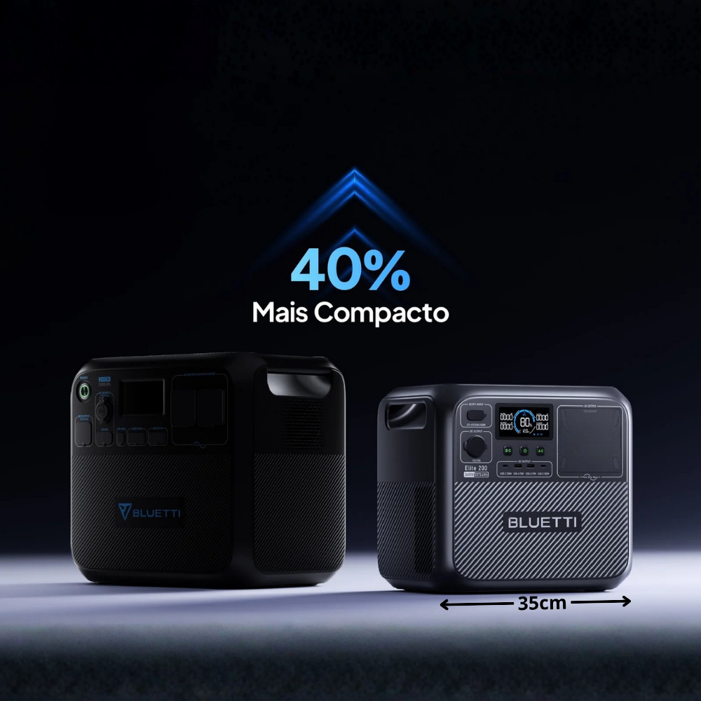 Estação de Energia Gerador Solar Bluetti Elite 200 V2   
