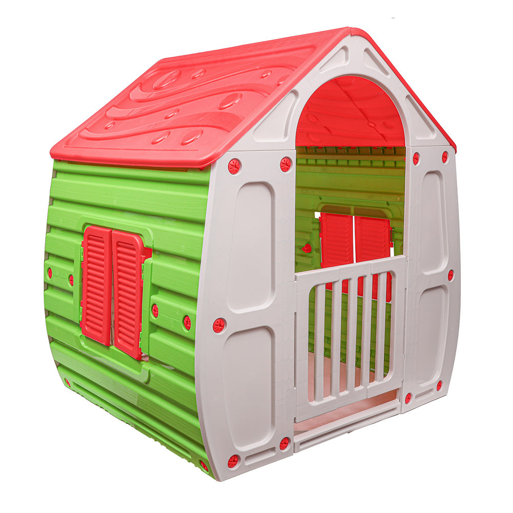 Casinha de Brinquedo Infantil Playground Grande Magic House Proposita com Porta e Janela