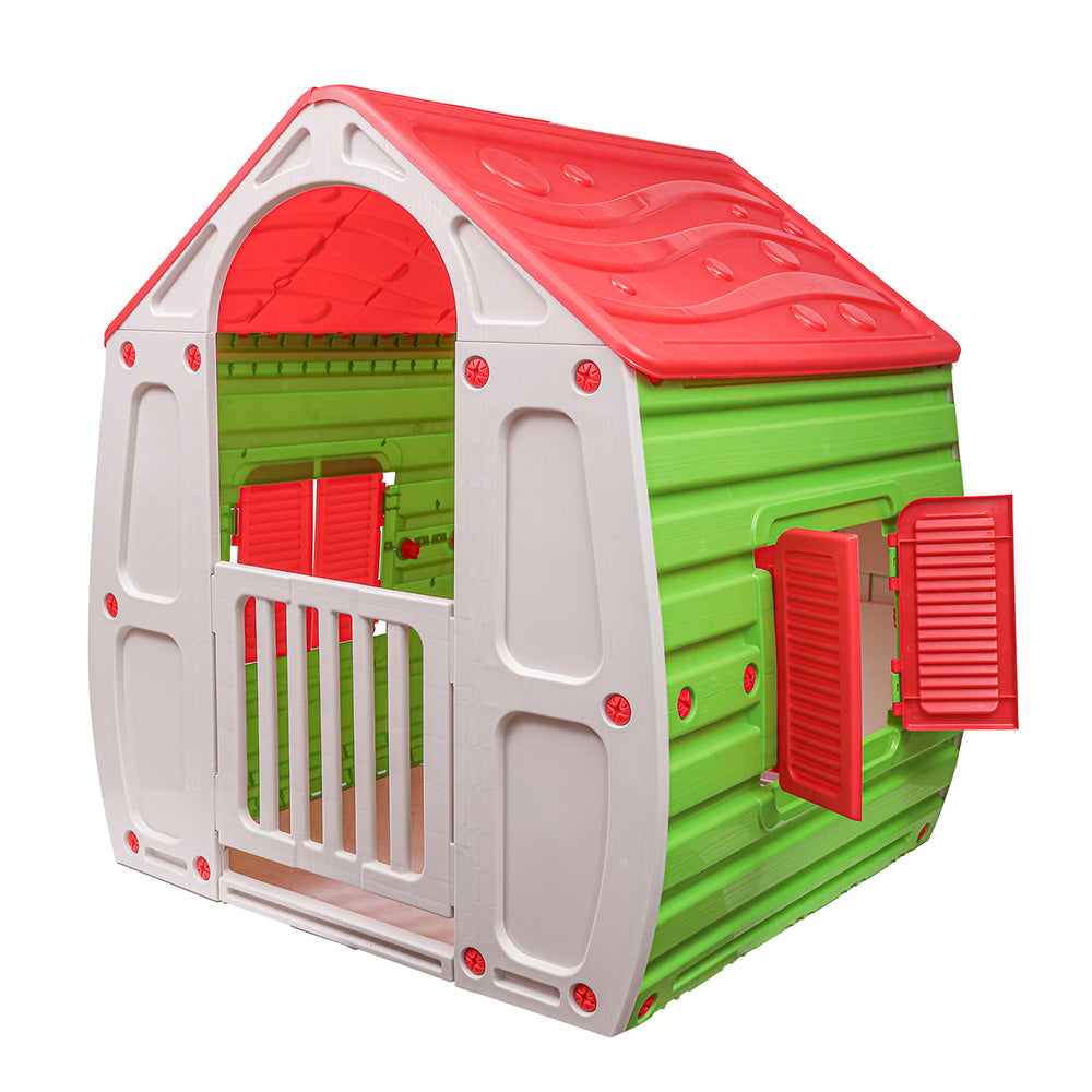 Casinha de Brinquedo Infantil Playground Grande Magic House Proposita com Porta e Janela