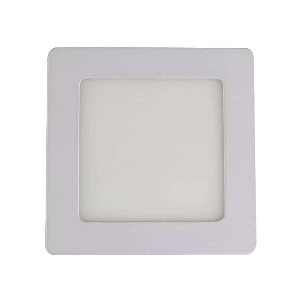 Painel Led Plafon Embutir 6w Quadrado Branco Frio 6500k