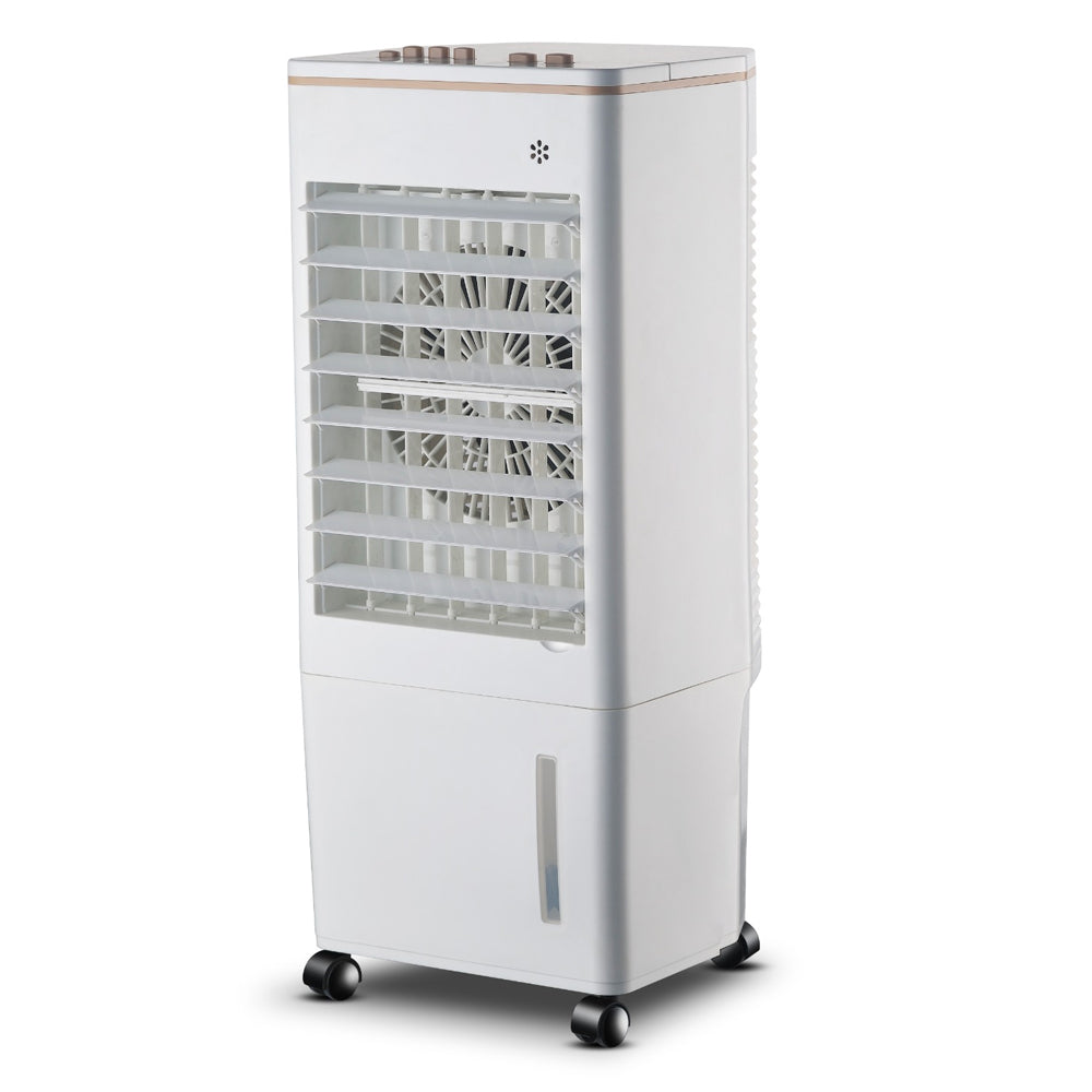 CLIMATIZADOR DE AR PORTÁTIL UMIDIFICADOR 8 LITROS 4 FUNÇÕES 65W ZELLOX 