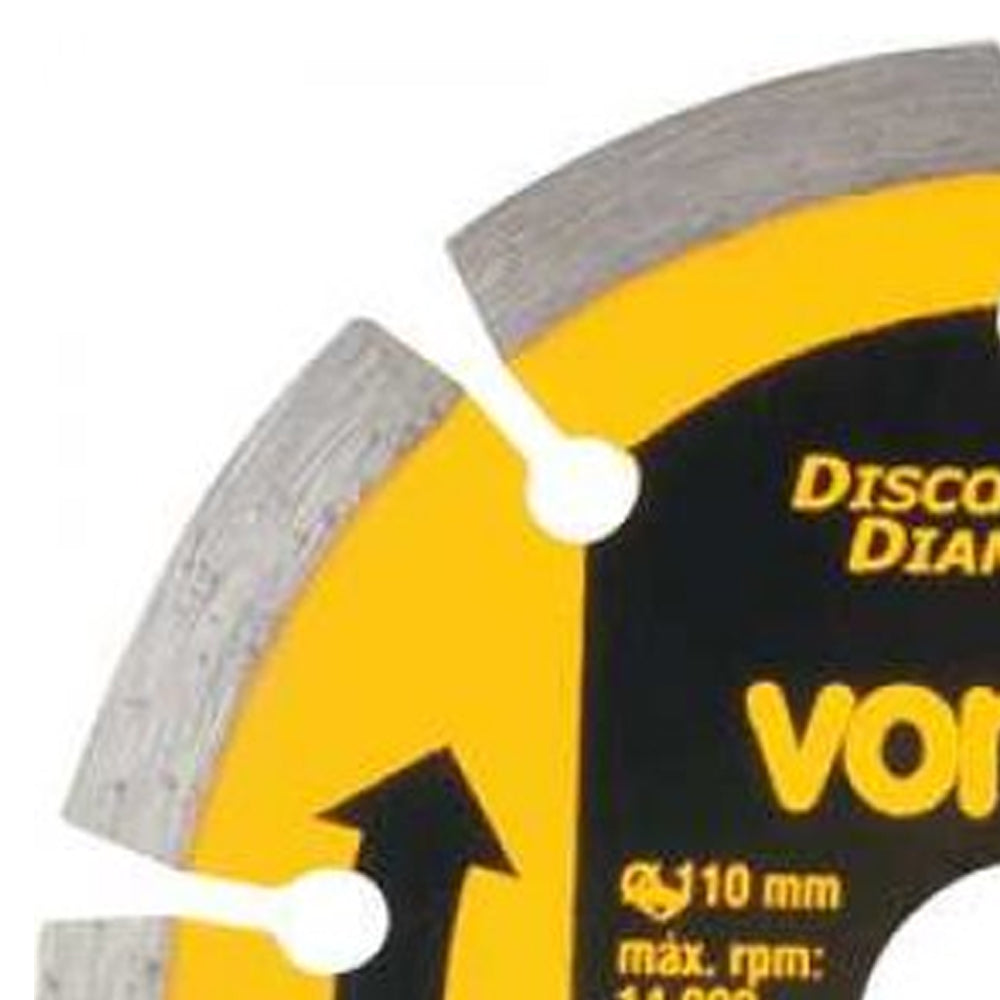 DISCO DE CORTE DIAMANTADO 110 MM FURO DE 20 MM V3 VONDER