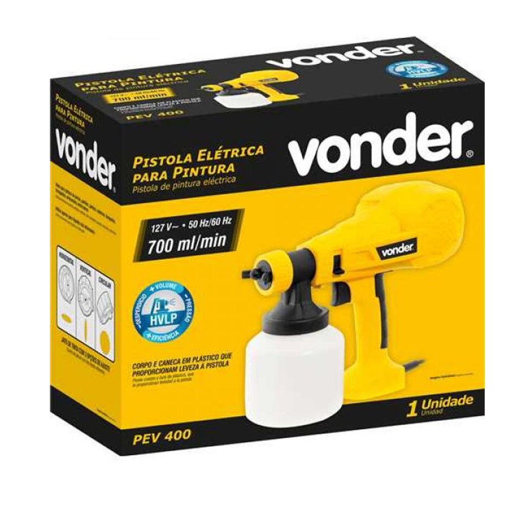 Pistola elétrica para pintura 400W PEV 400 VONDER