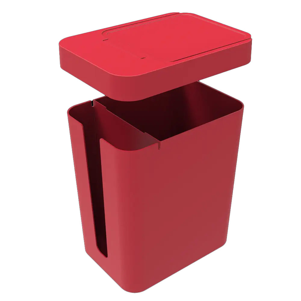LIXEIRA COM PORTA SACOS 5 LITROS COM TAMPA OPEN/ STOP COZINHA BANHEIRO