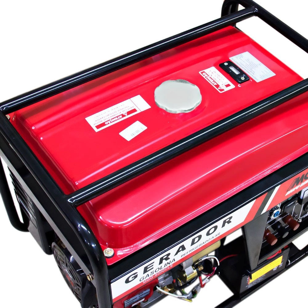 Gerador de Energia a Gasolina Mgg 8000cle - 8 Kva  Bivolt Motomil