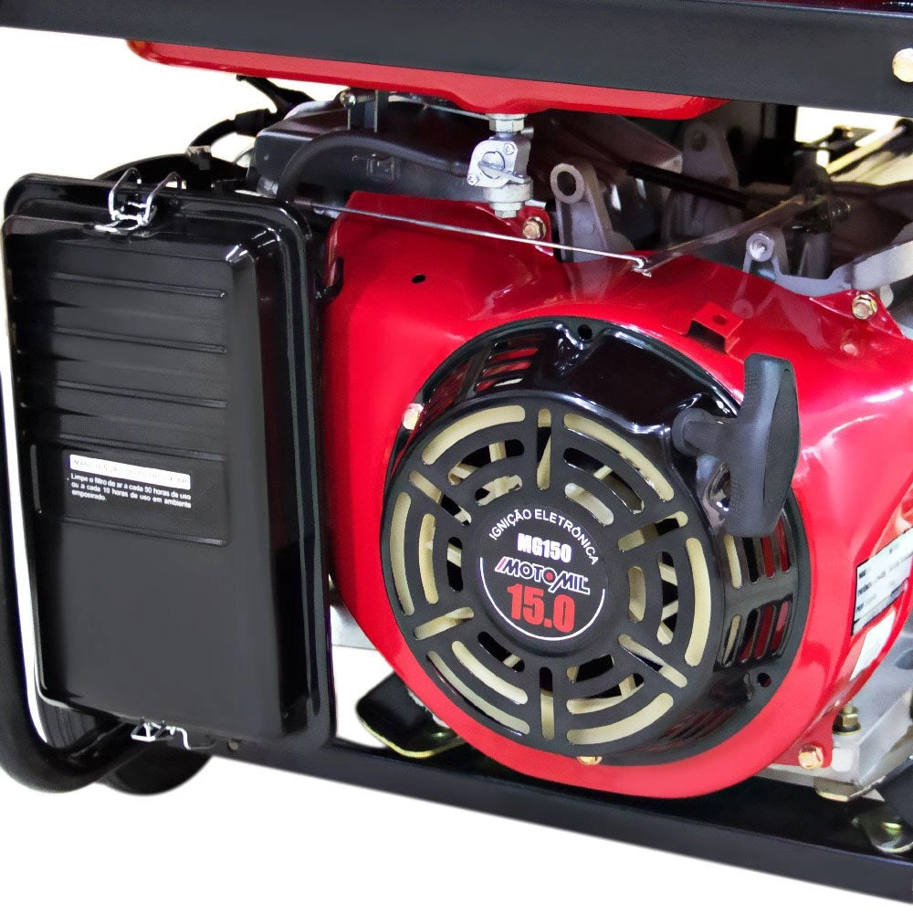 Gerador de Energia a Gasolina Mgg 8000cle - 8 Kva  Bivolt Motomil
