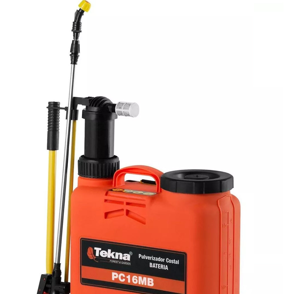 PULVERIZADOR COSTAL Á BATERIA 2 EM 1 PC16MB 16L 3.1 L/M BIVOLT TEKNA