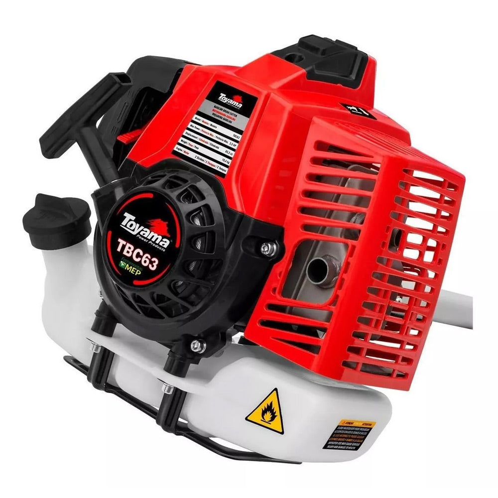 Roçadeira Profissional a Gasolina 3.5Cv Tbc63 2t 63.3Cc Lamina e Carretel Nylon Toyama