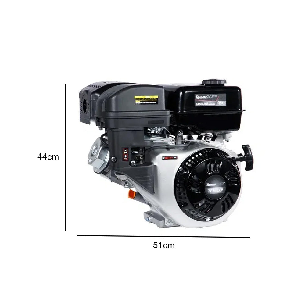 Motor a Gasolina Multiuso Toyama Te150-xp 4 Tempos 15hp 420cc Partida Manual e Sensor de Óleo