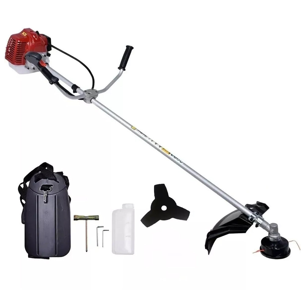 ROCADEIRA A GASOLINA TOYAMA TBC52X 2 TEMPOS TWO BOX 51,6CC COM CARRETEL E LAMINA