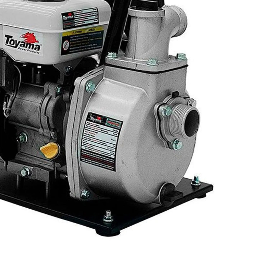 MOTOBOMBA A GASOLINA AUTO ESCORVANTE TOYAMA TWP40SH MOTOR 4T TE35H PARTIDA MANUAL