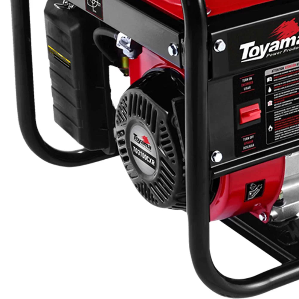 GERADOR DE ENERGIA A GASOLINA TOYAMA TG3100CXR 3.1 KW 110/220V