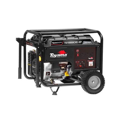 Gerador Energia Gasolina Bivolt 9,0KVA Monofásico TG10000CXE-XP Partida Elétrica e Manual Toyama