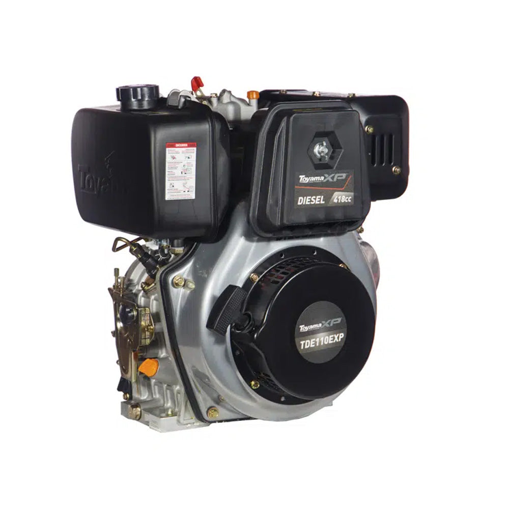 Motor À Diesel Estacionário Tde110xp 4t 11hp 418cc Partida Manual Toyama