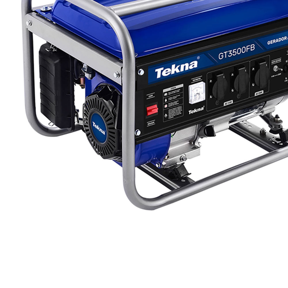 Gerador Portátil Á Gasolina 4t 6,5cv Gt3500fb 3100w Bivolt Tekna