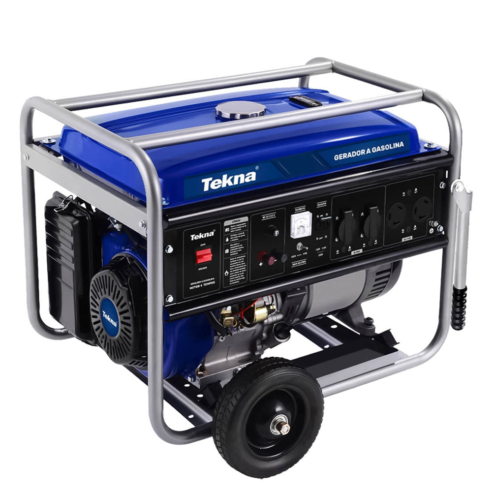 Gerador de Energia a Gasolina 6,0 Kva Bivolt Partida Manual com Avr Gt6500fb Tekna