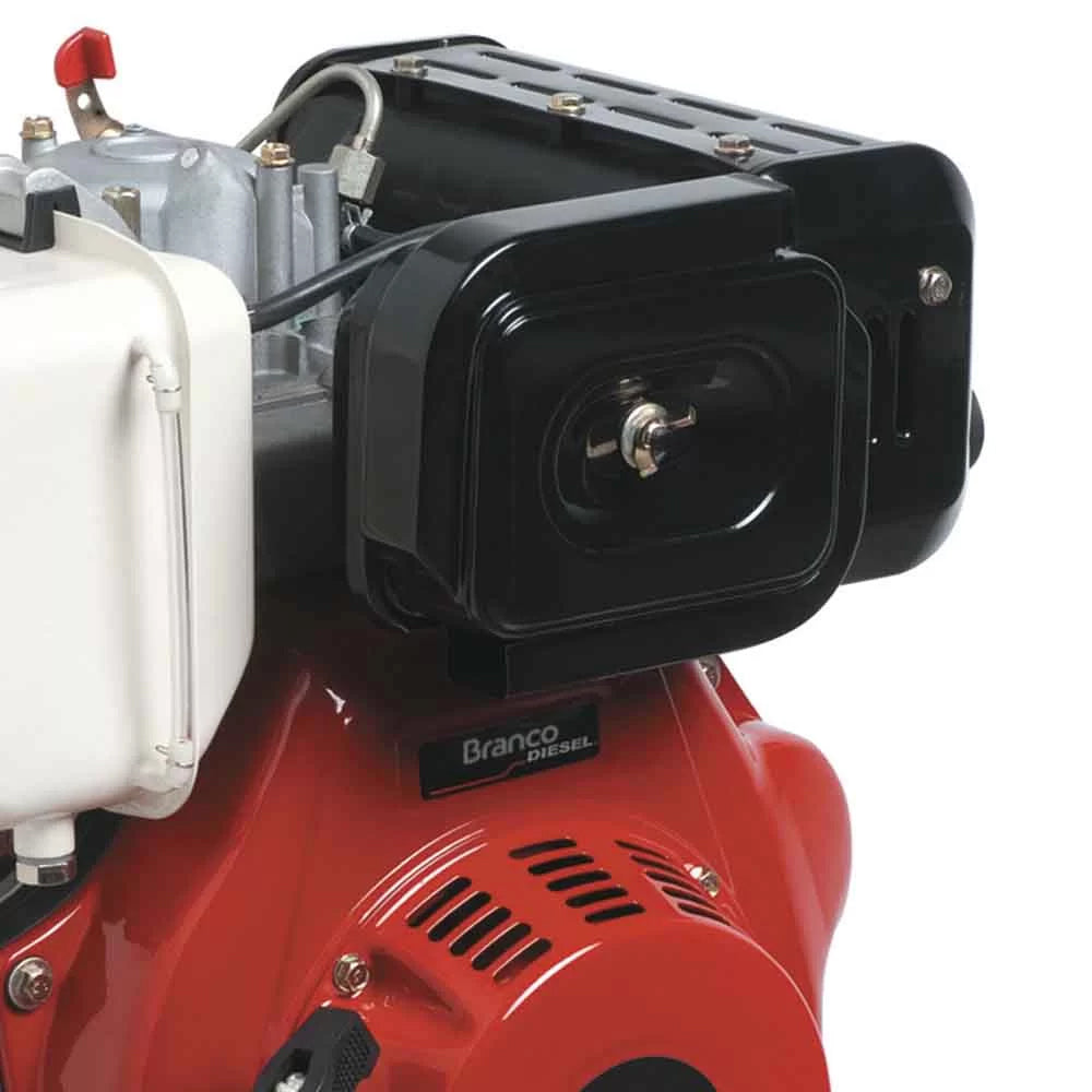 Motor Estacionário Diesel 10cv Partida Manual Branco Motores