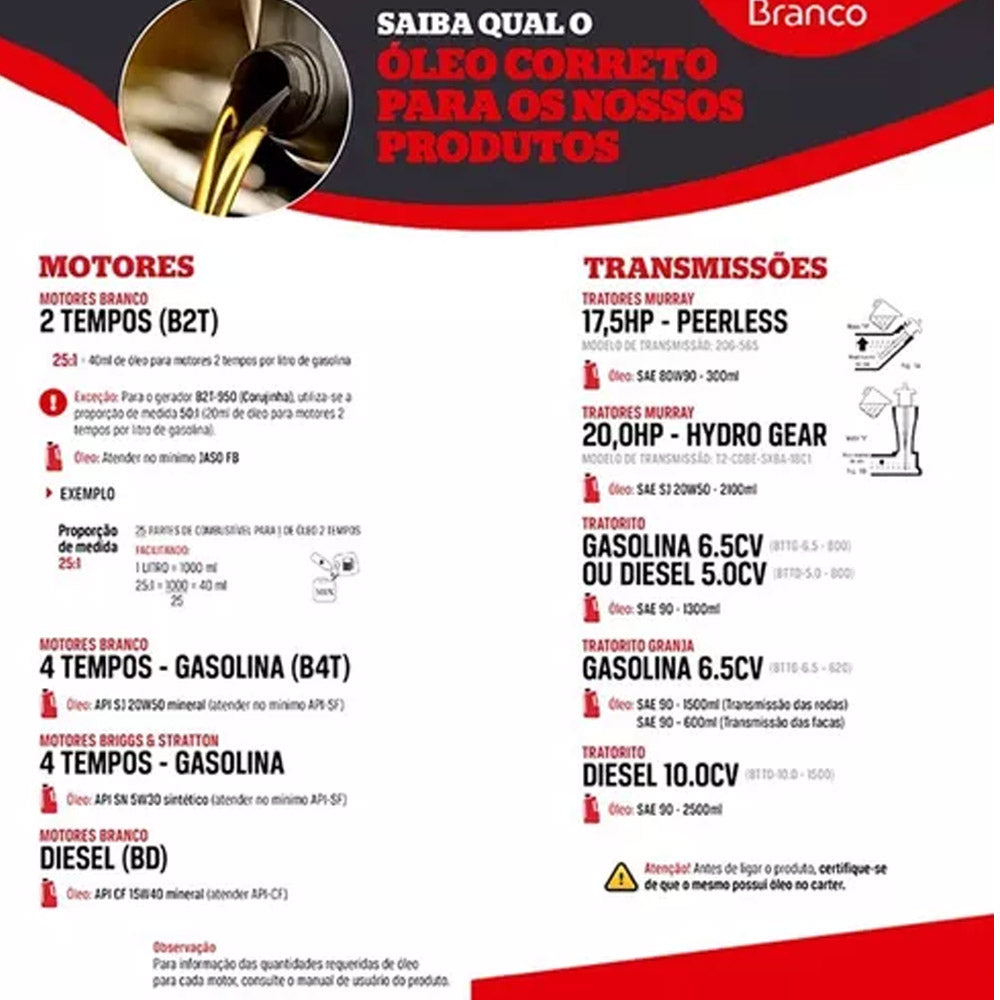 Motor à Gasolina 4t 5,5cv Sem Alerta De Óleo B4t-5.5h - Branco Motores