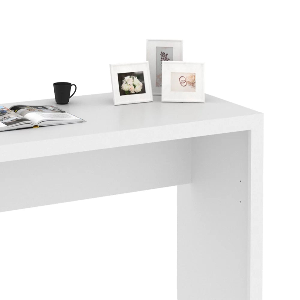 MESA DE ESCRITÓRIO ESCRIVANINHA PARA COMPUTADOR 127CM TECNOMOBILI BRANCA