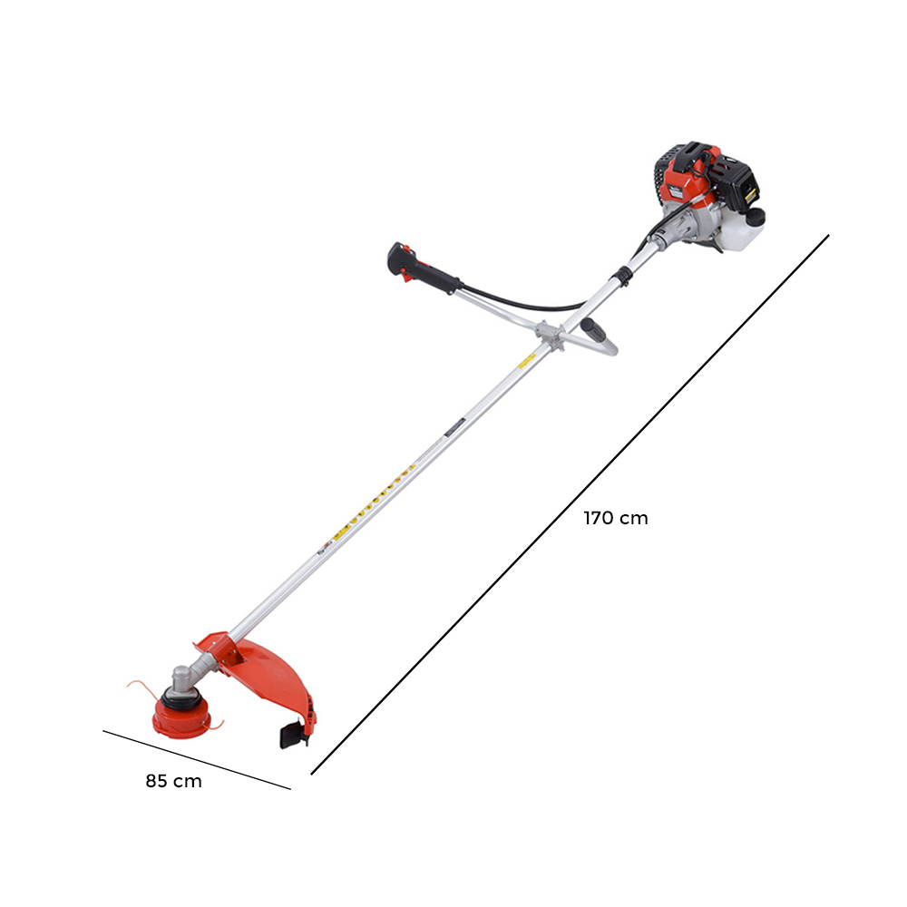 ROÇADEIRA A GASOLINA TOYAMA RT43L-B 43CC 2T 1.7HP COM LÂMINA 3 PONTAS E 2 LÂMINAS EXTRAS