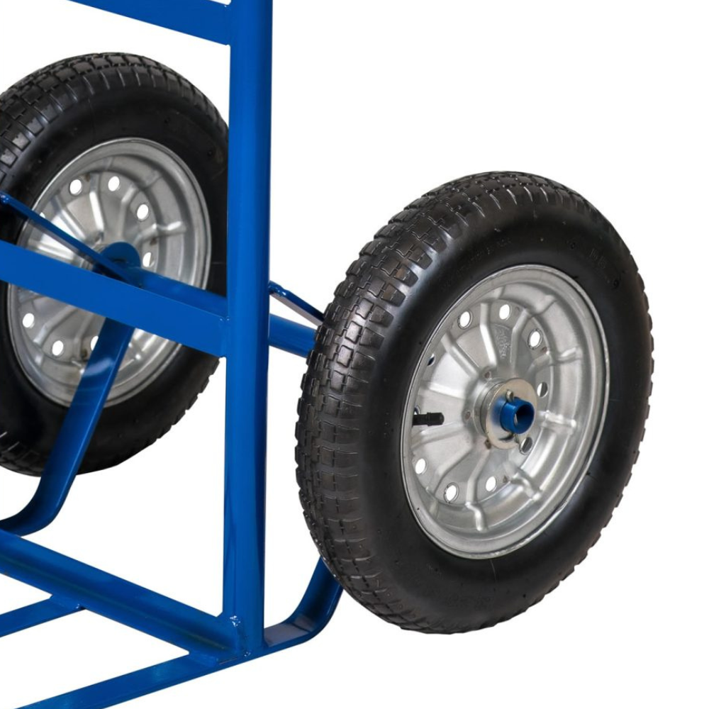 Carrinho de Carga Transporte Armazém 300Kg 2 Rodas Reforçado Metalosa