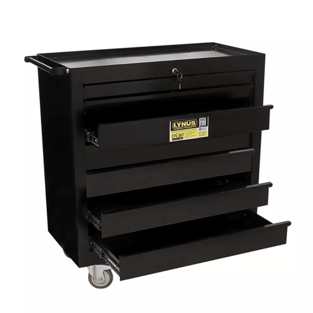 Carrinho Ferramentas Lynus CFL-807 7 Gavetas e chave