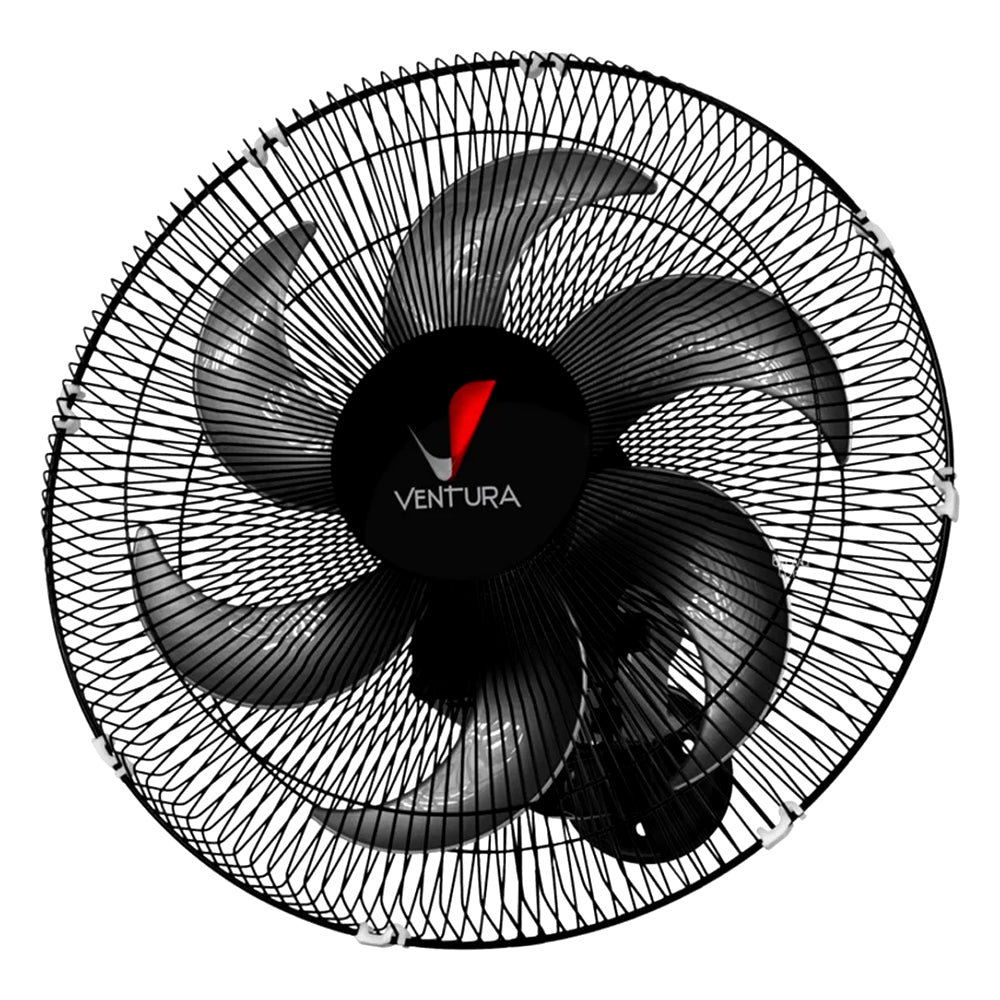 Ventilador Oscilante de Coluna Bivolt 50cm 6 Pás Preto Ventidelta