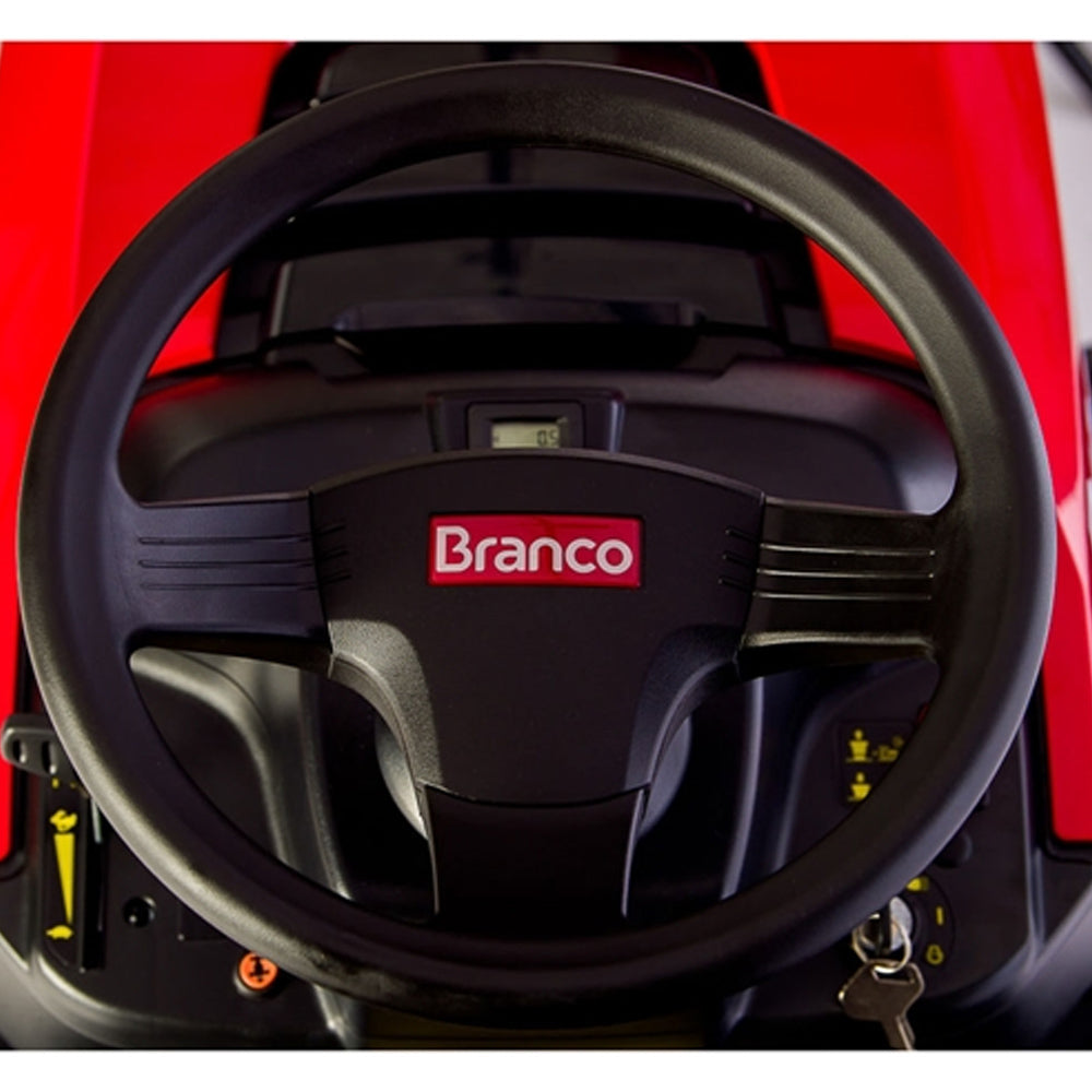 Trator Cortador de Grama a Gasolina 500CC 38Pol BT1838 BRANCO