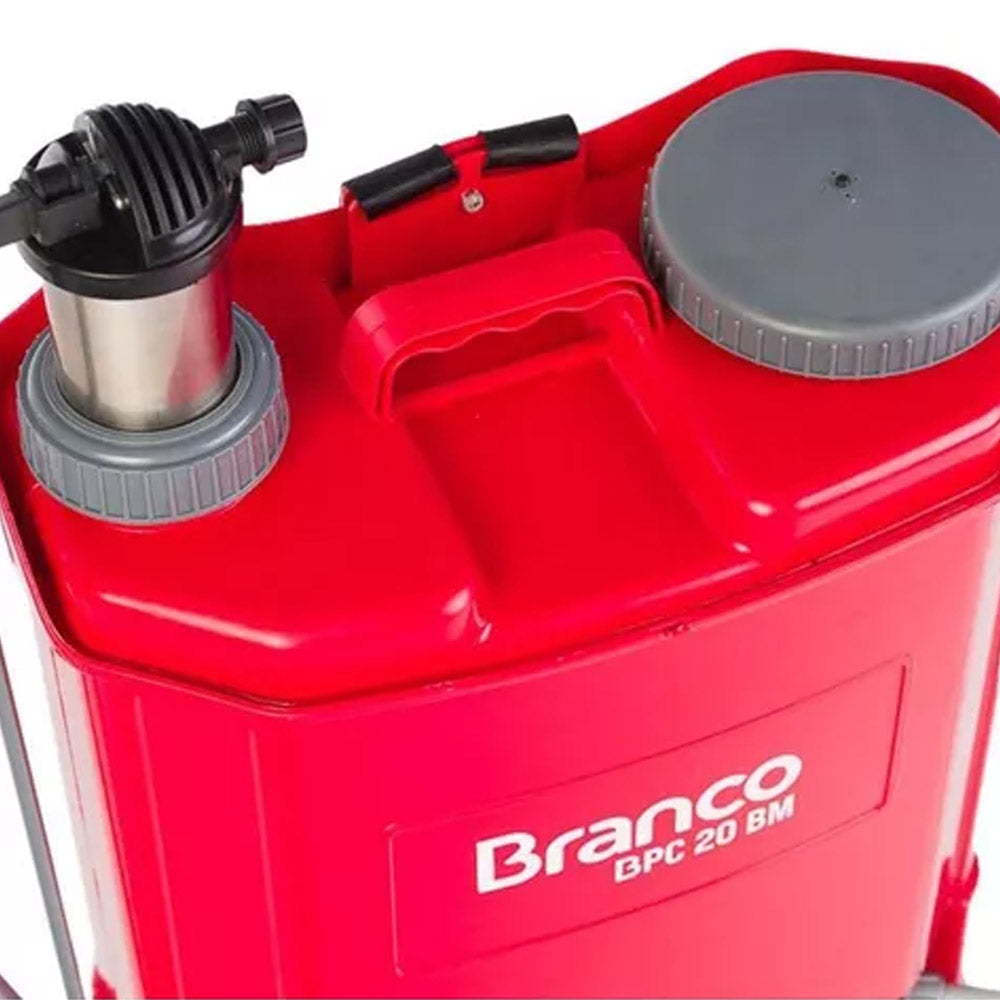 PULVERIZADOR 21 LITROS COSTAL BATER BPC 20 BM BRANCO MOTORES
