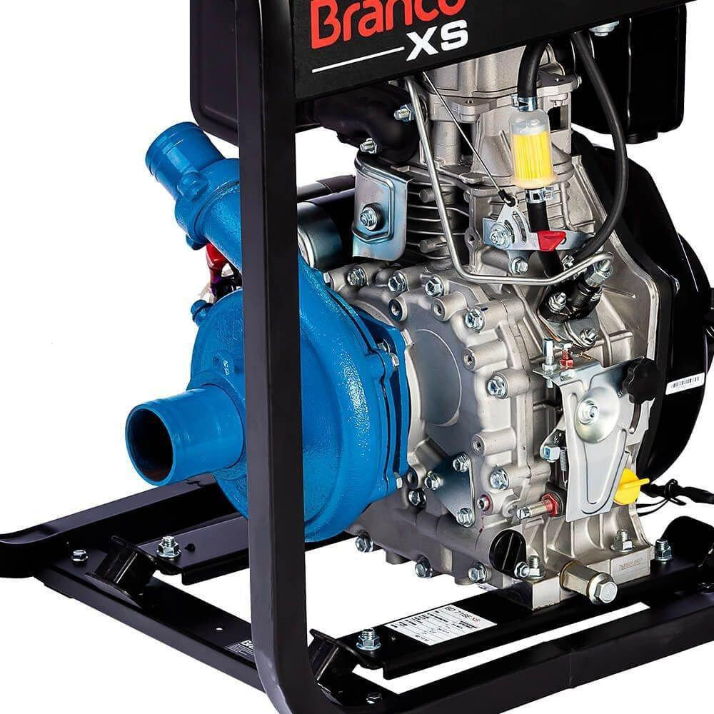 MOTOBOMBA À DIESEL BD716EXS 6,9CV 3600 RPM 2,5 POL PARTIDA ELÉTRICA BRANCO 90319190