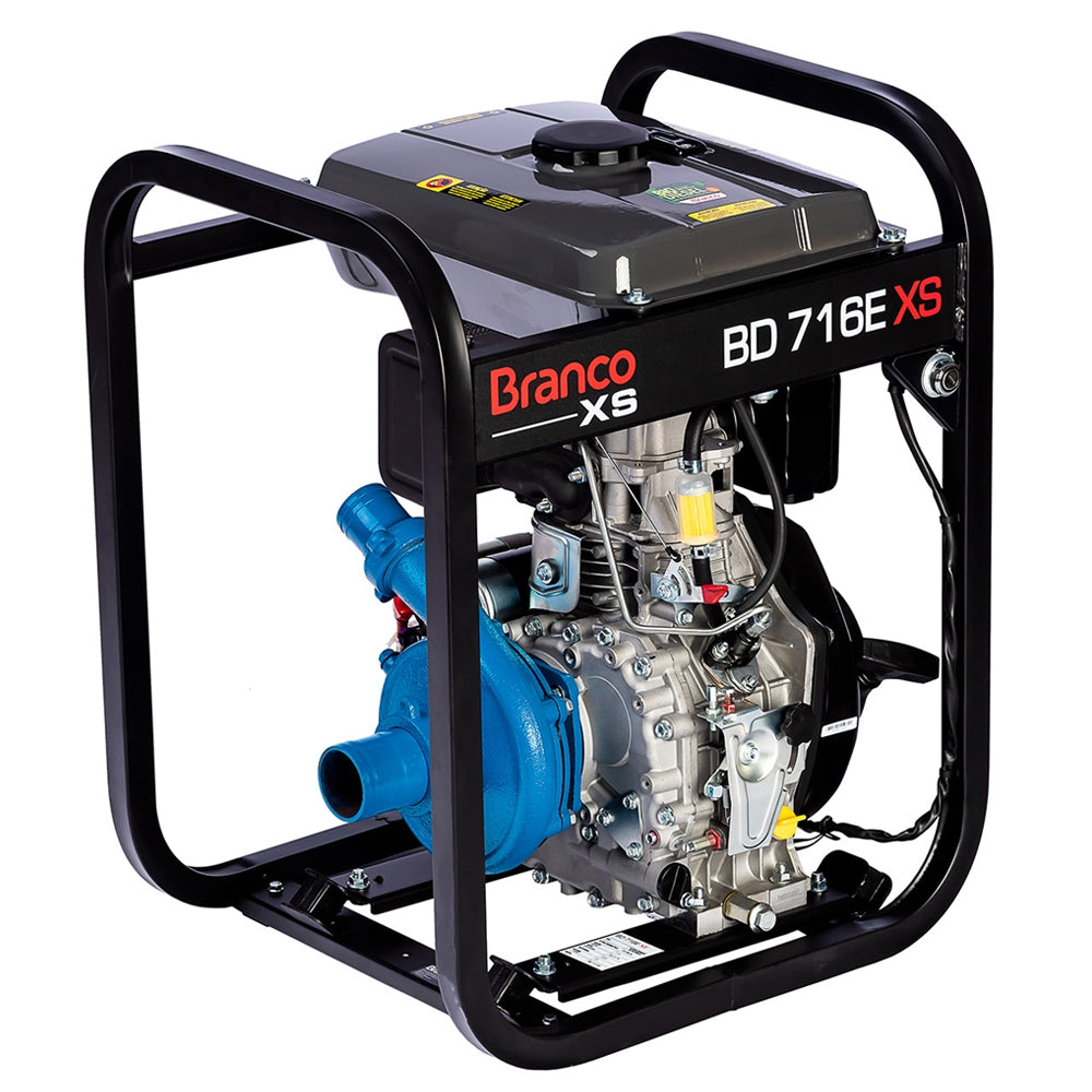MOTOBOMBA À DIESEL BD716EXS 6,9CV 3600 RPM 2,5 POL PARTIDA ELÉTRICA BRANCO 90319190