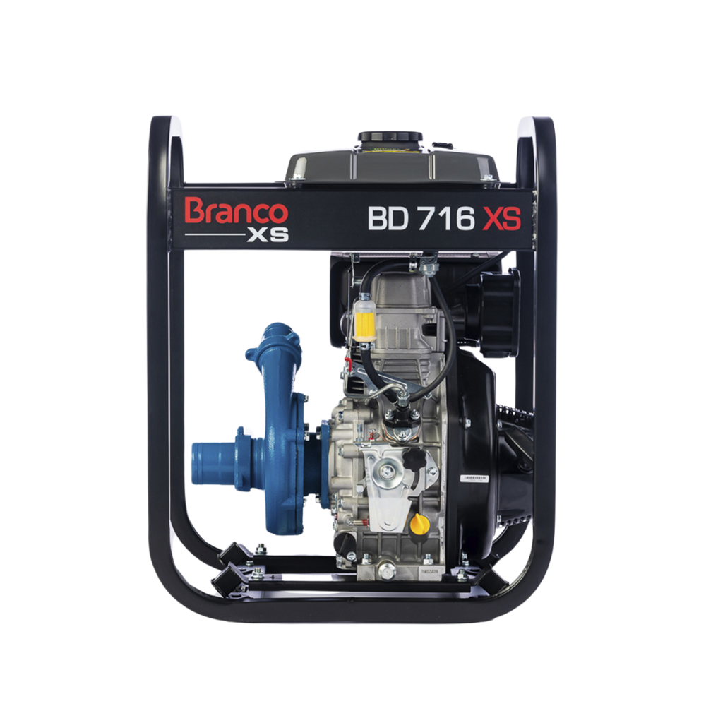 Motobomba Centrífuga a Diesel BD716 XS 2.1/2 Pol Branco Partida Manual