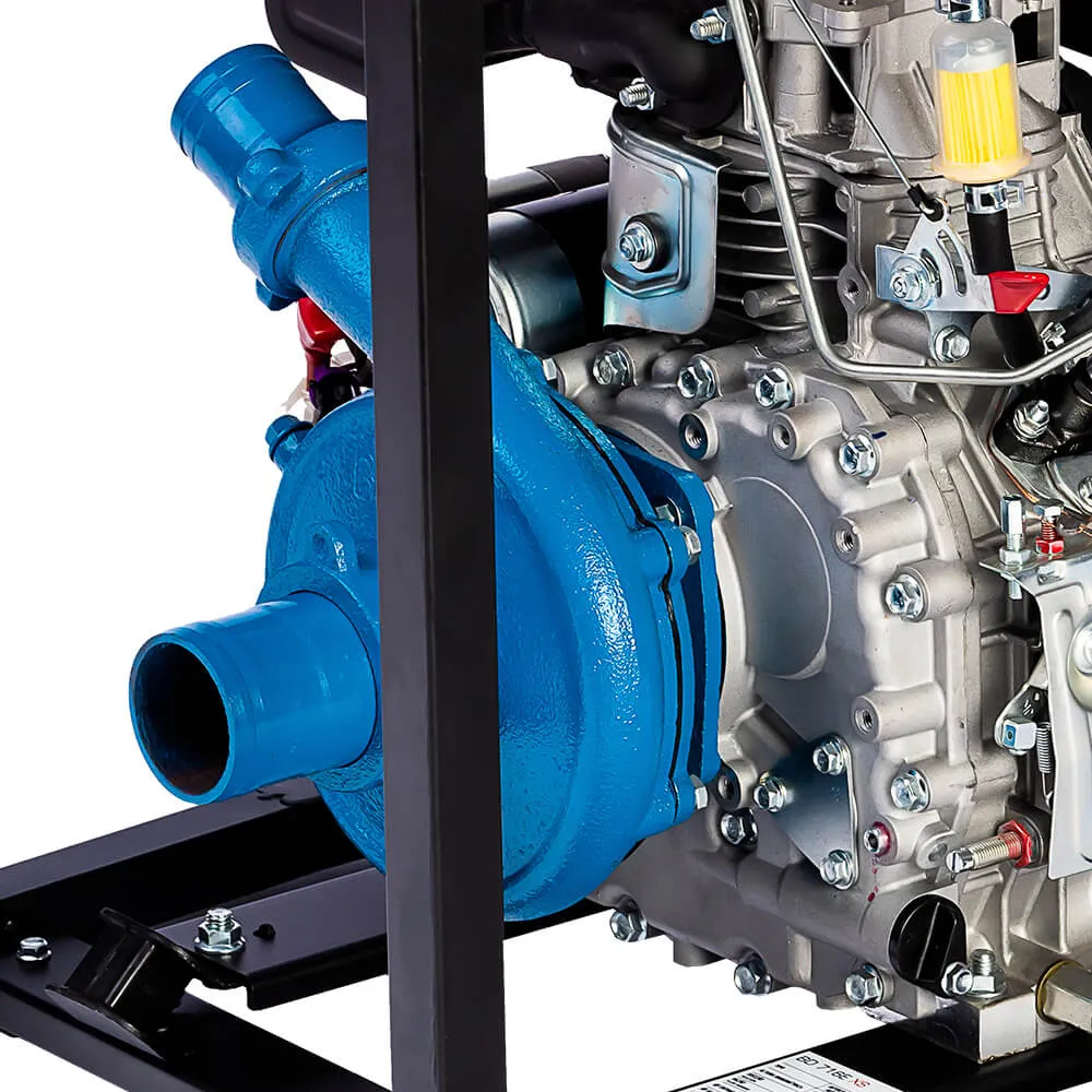 Motobomba Centrífuga a Diesel BD716 XS 2.1/2 Pol Branco Partida Manual