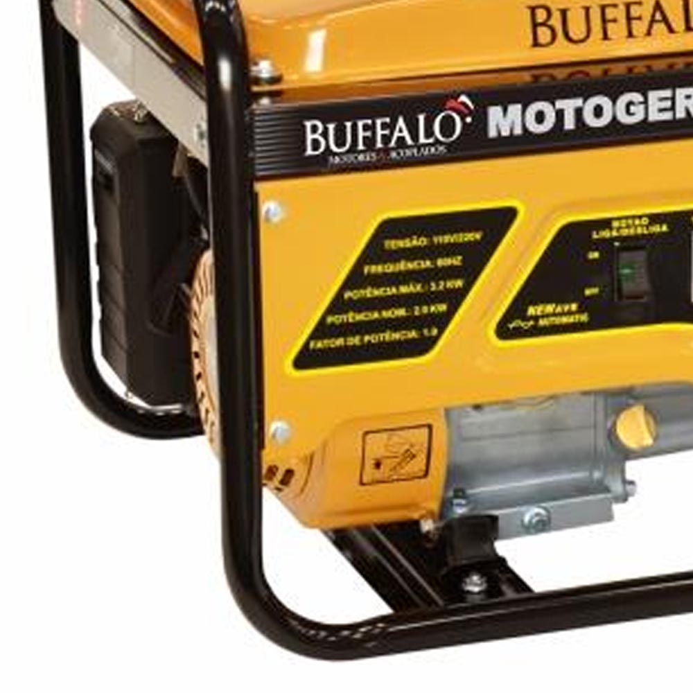 GERADOR A GASOLINA PARTIDA MANUAL 3500 BFG 7,0CV BUFFALO