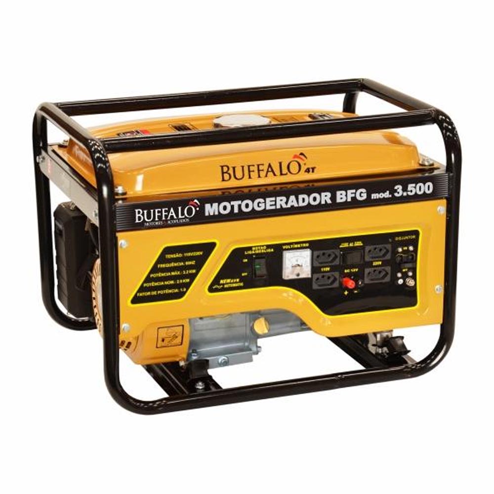 GERADOR A GASOLINA PARTIDA MANUAL 3500 BFG 7,0CV BUFFALO
