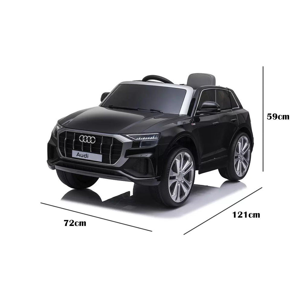 Carrinho Infantil Elétrico Audi Q7 6v com Controle Remoto Preto