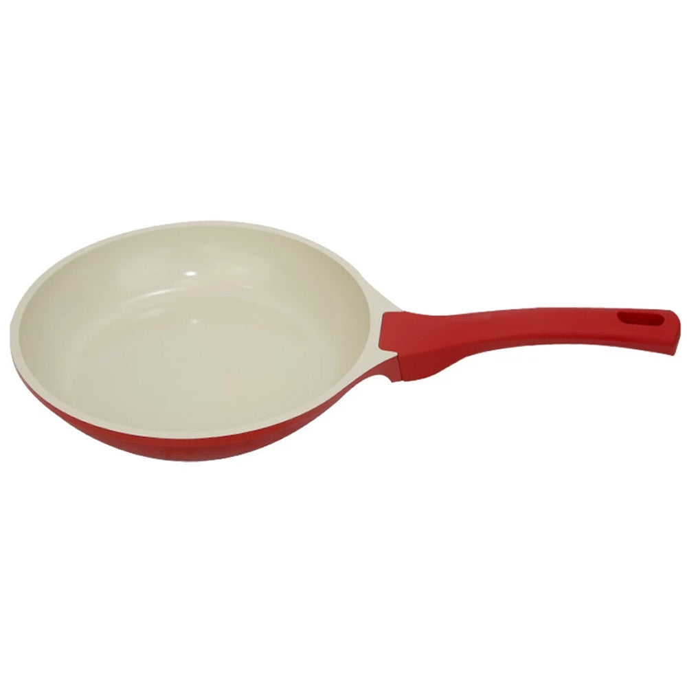 Frigideira Antiaderente Cerâmica 28cm Indução 2,7l Cook&chef Vermelha