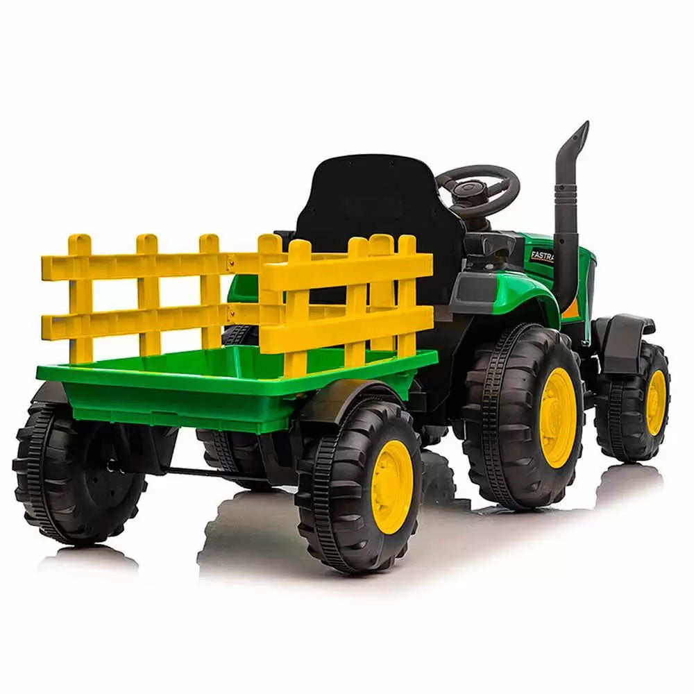 Trator Infantil Elétrico com Controle Remoto + Carretinha Zippy Toys