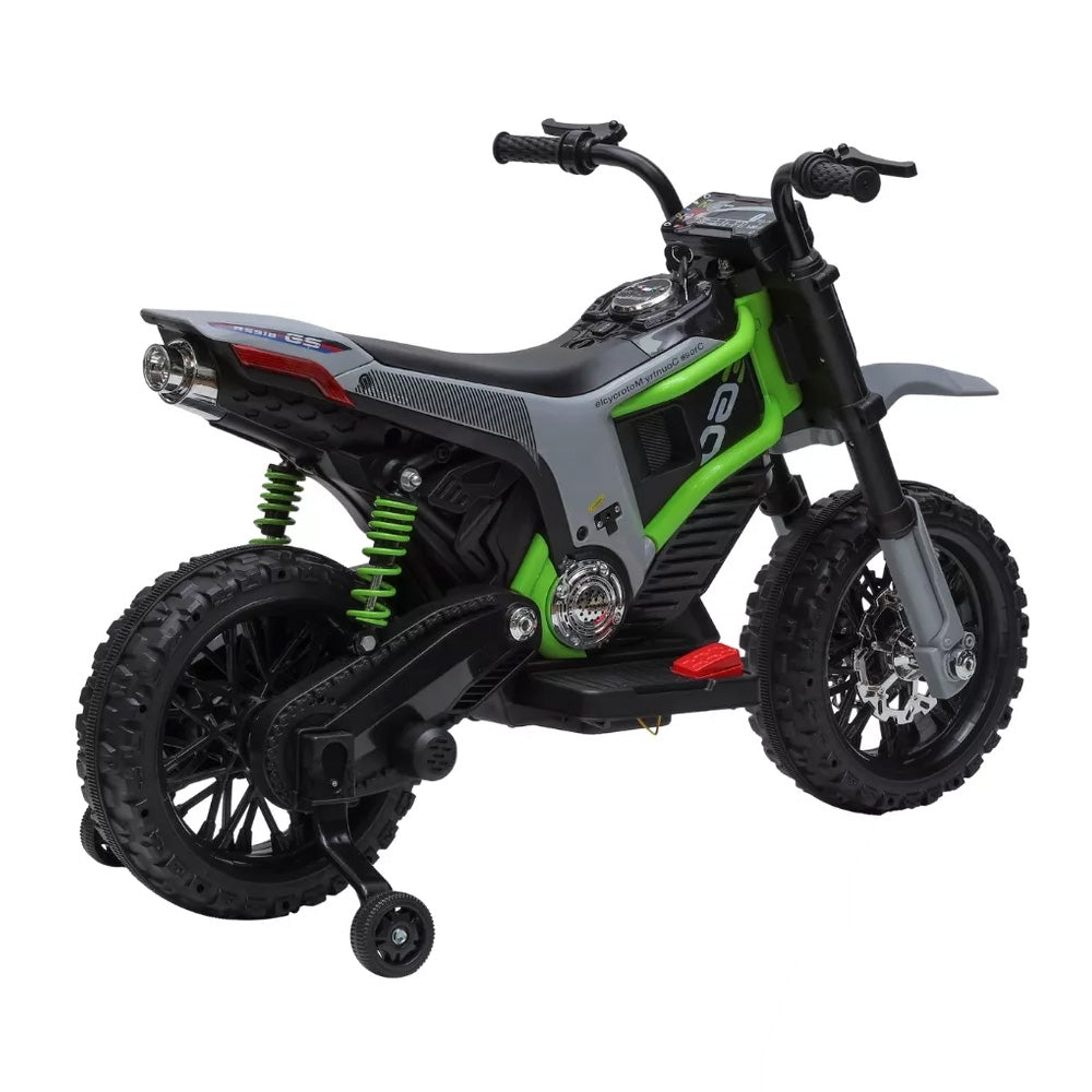 MOTO ELÉTRICA INFANTIL 12V MOTOCROSS ZS FAROL DE LED E ENTRADA USB