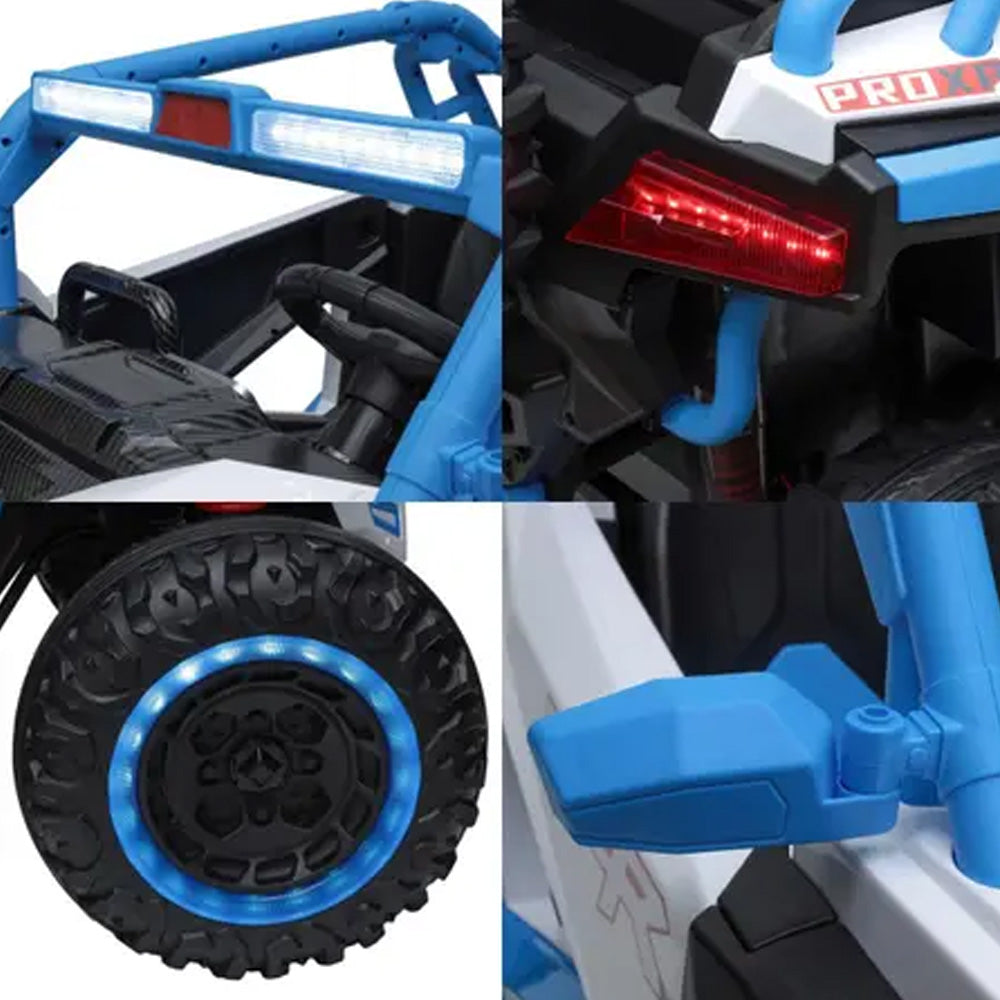 CARRO ELÉTRICO INFANTIL JIPE OFF ROAD 4X4 UTV COMPACTO COM CONTROLE REMOTO