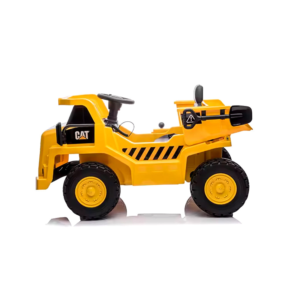 Carrinho Caminhão Elétrico Infantil 12v com Caçamba CAT Com Controle Remoto